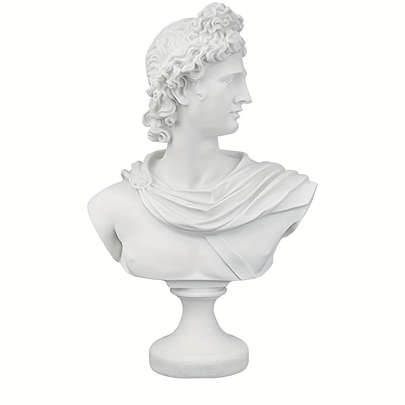 Tnessential Apollo Bust Greek and Roman Mythology God of Sunlight 15.24 3D Decor