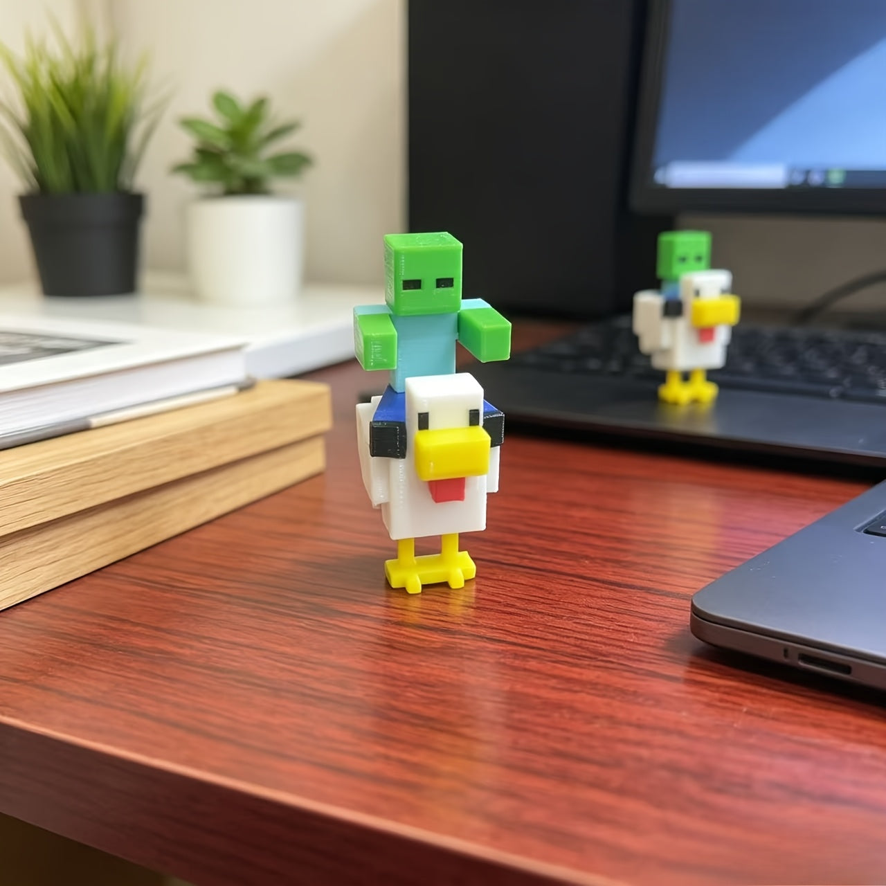 Tnessential Printed Chicken Knight Collected Characters 3D Decor