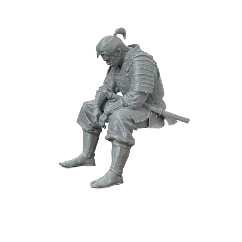 Tnessential Creative Samurai Sitting Ornament 3D Decor