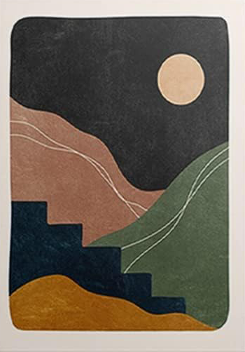 SAGE ABSTRACT CANVAS POSTER