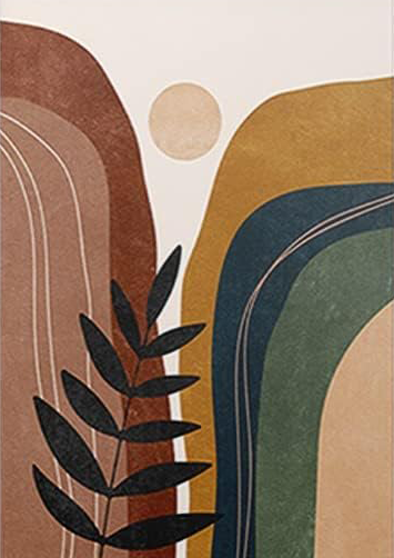 SAGE ABSTRACT CANVAS POSTER