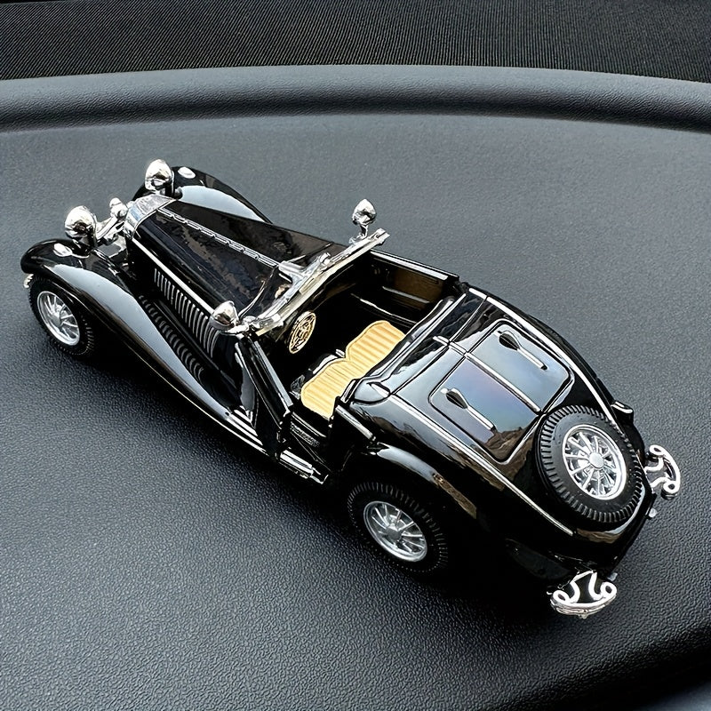 Tnessential Simulation 1:28 Alloy Retro Car Ornaments Artwork 3D Decor