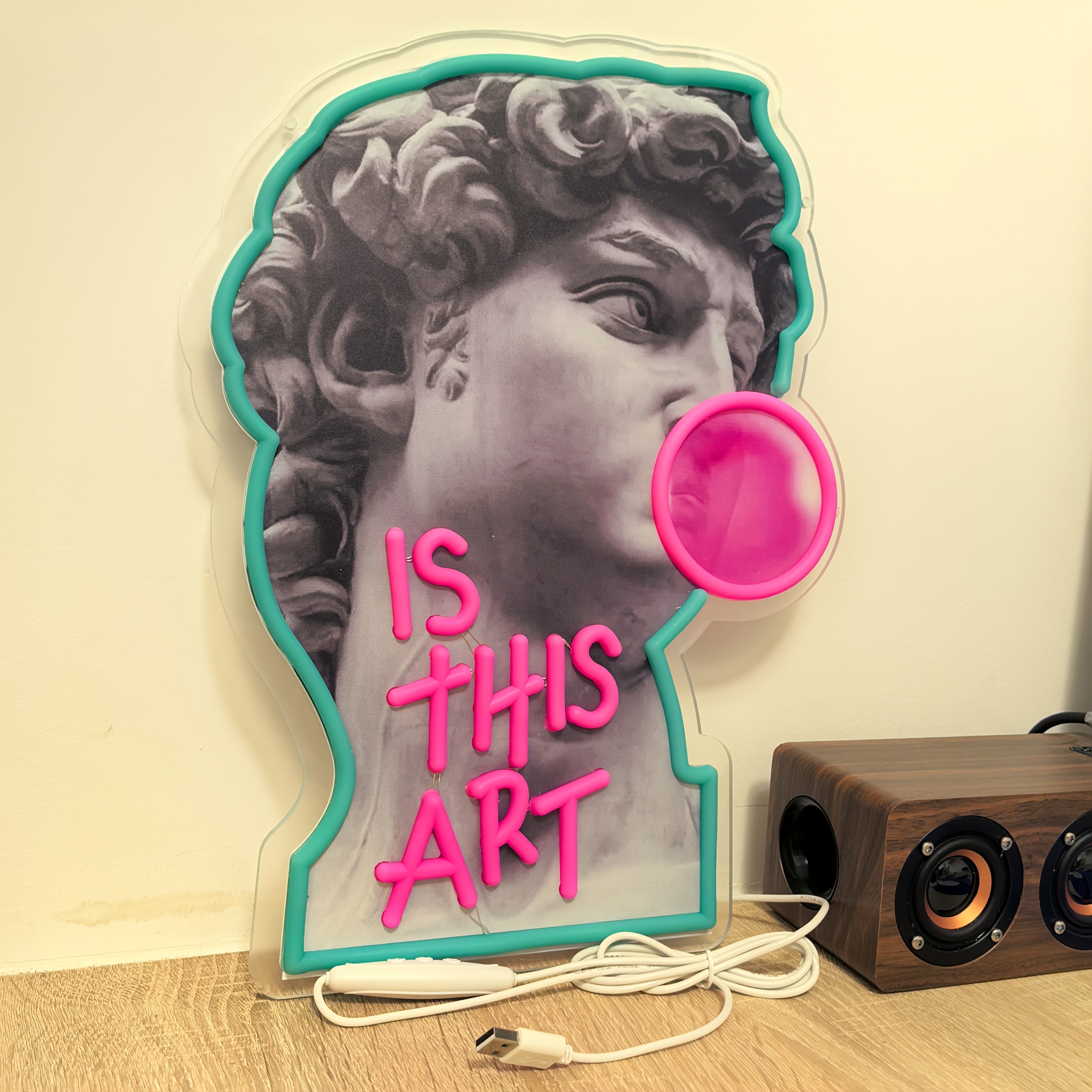 Tnessential Blowing Bubble David 3D Decor