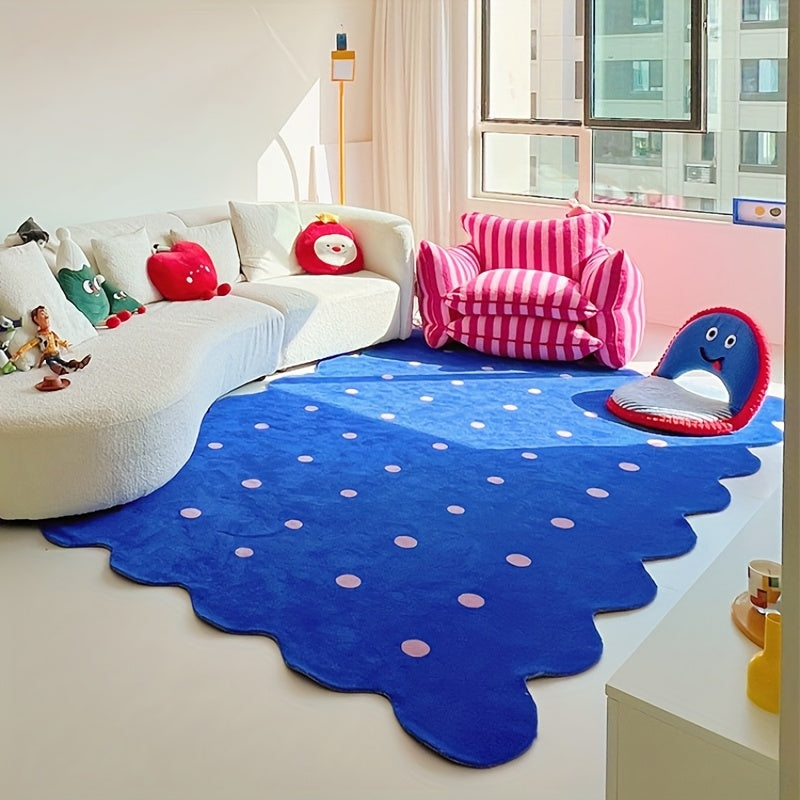 PINK POLKA DOT RUG