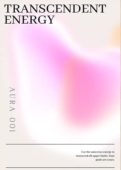 AURA TRANSPARENT ENERGY CANVAS POSTER