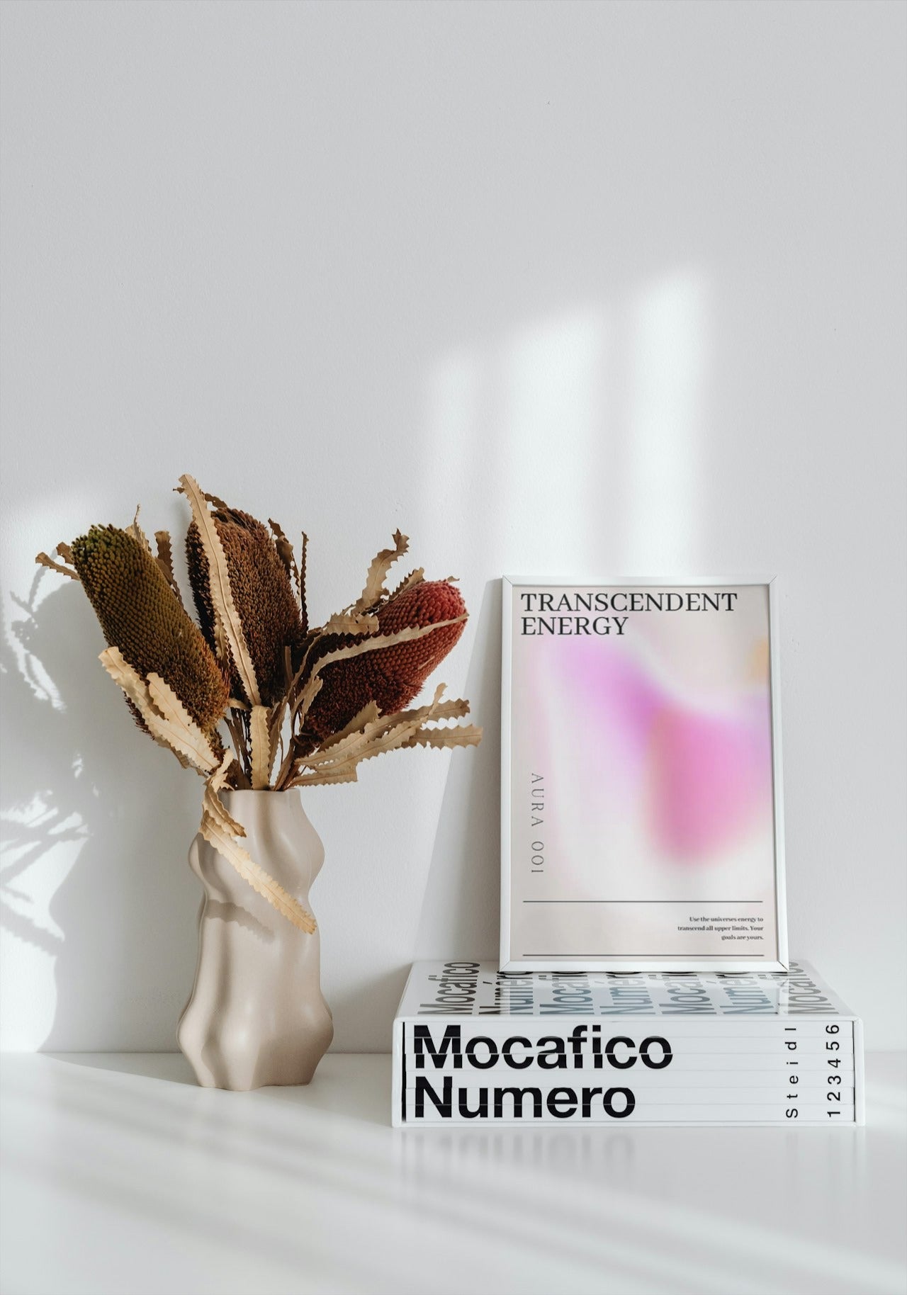 AURA TRANSPARENT ENERGY CANVAS POSTER