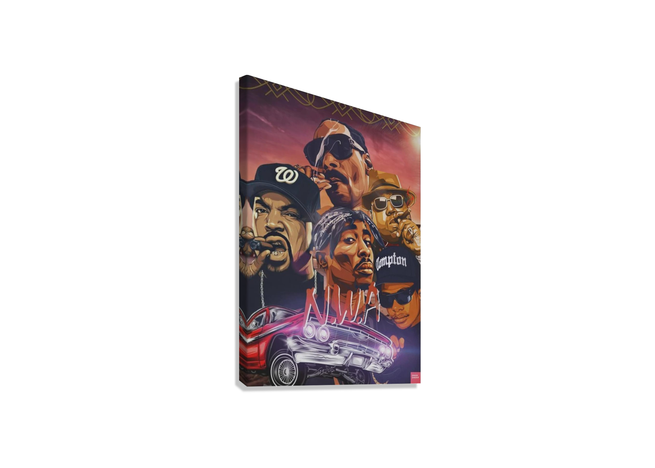 TUPAC CANVAS POSTER