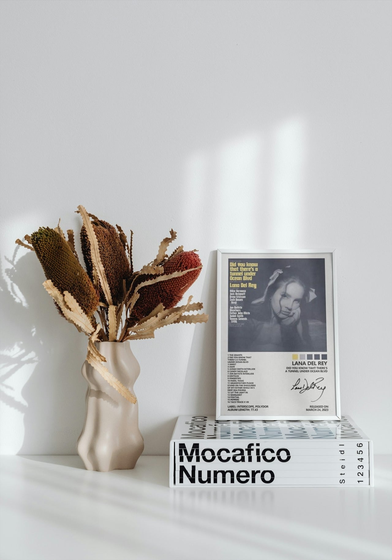 LANA DEL RAY " OCEAN BLVD " CANVAS POSTER