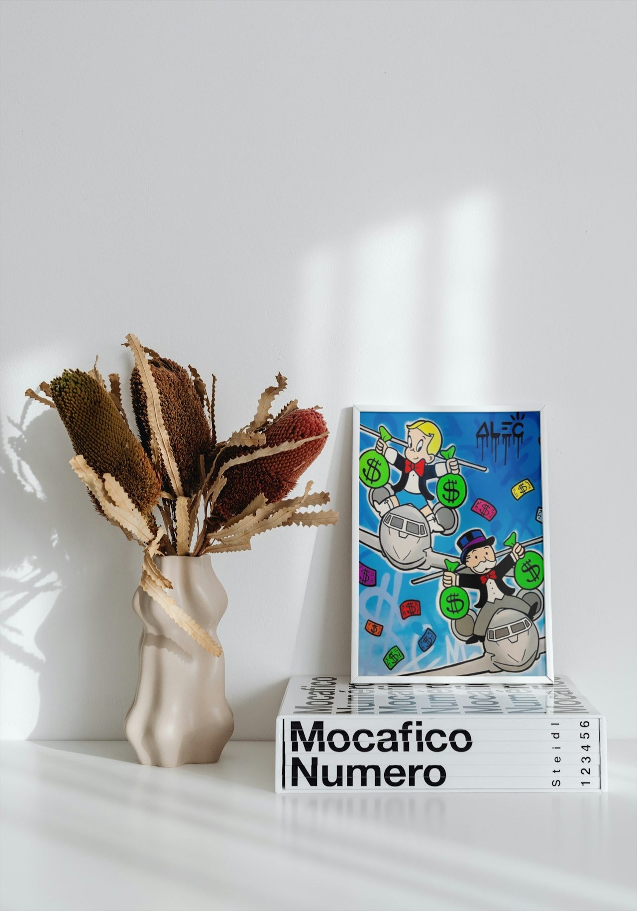 MONOPOLY AIRLINE CANVAS POSTER