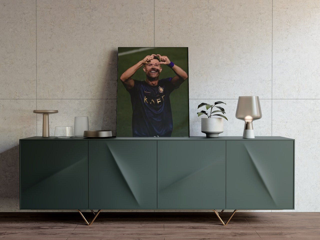 RONALDO X AL NASSR CANVAS POSTER