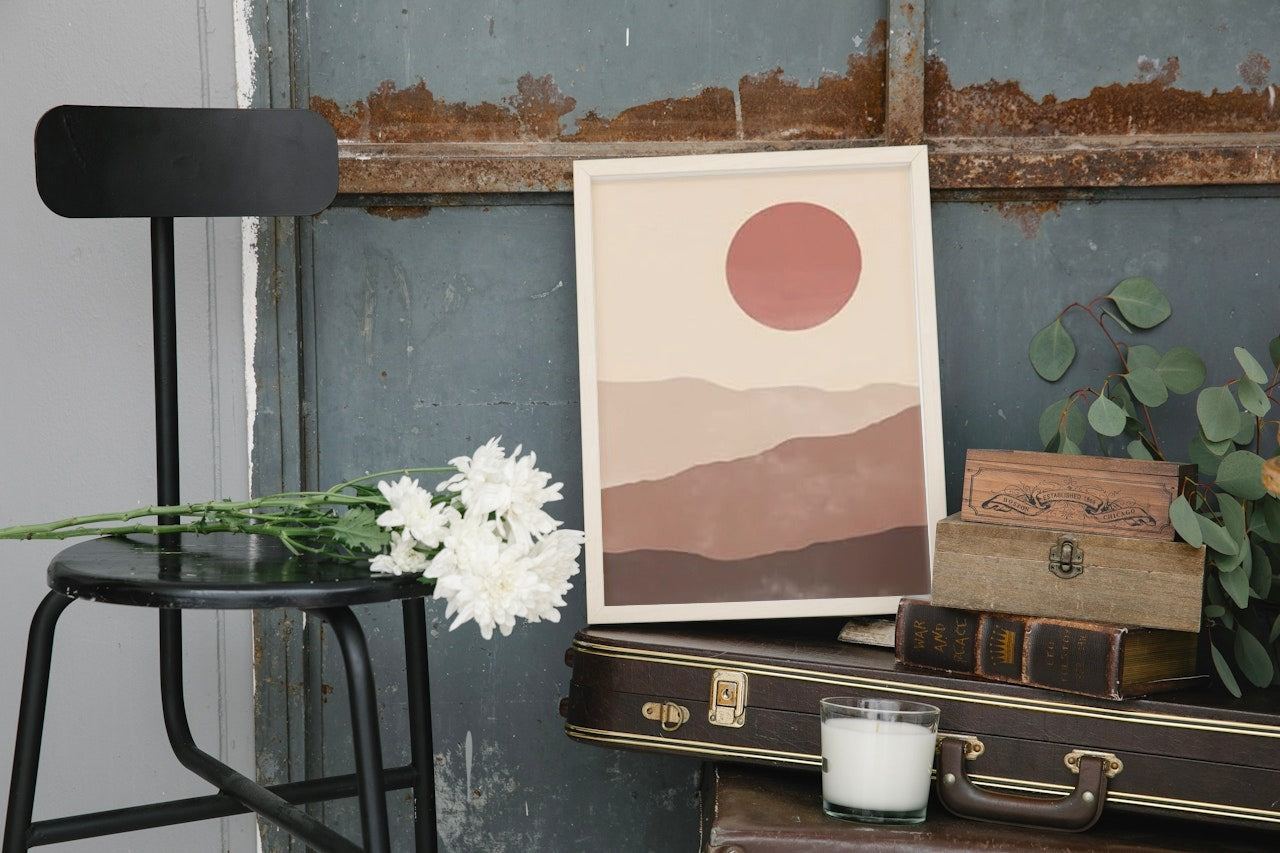 SAGE ABSTARCT CANVAS POSTER