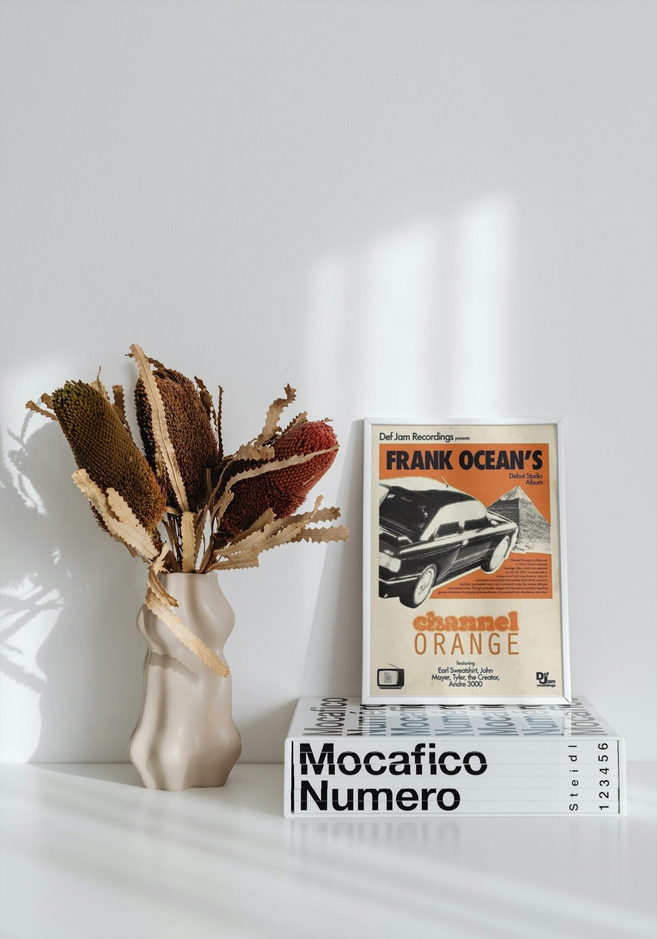 FRANK OCEAN "CHANNEL ORANGE " CANVAS POSTER