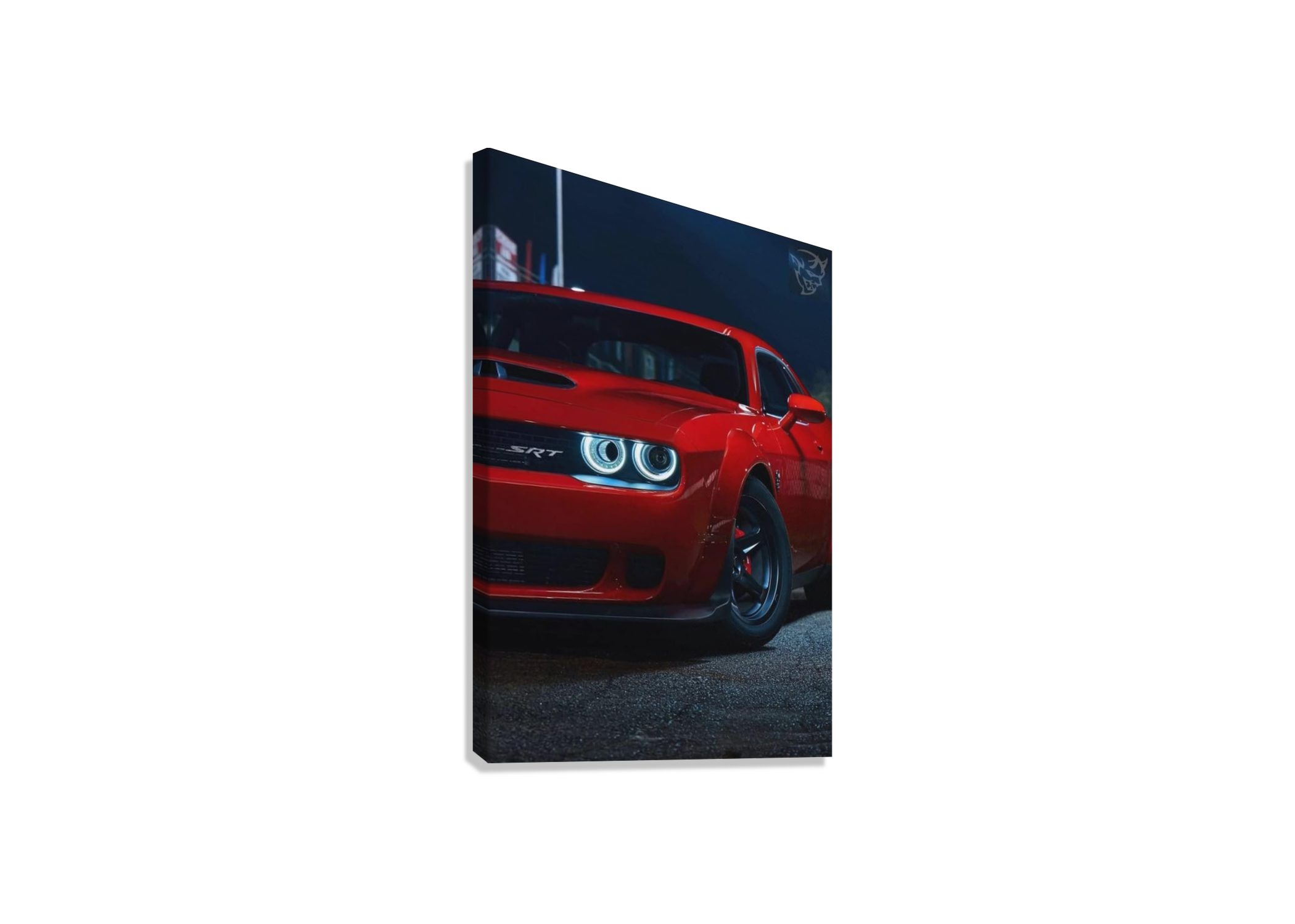 DODGE HELL CAT CANVAS POSTER