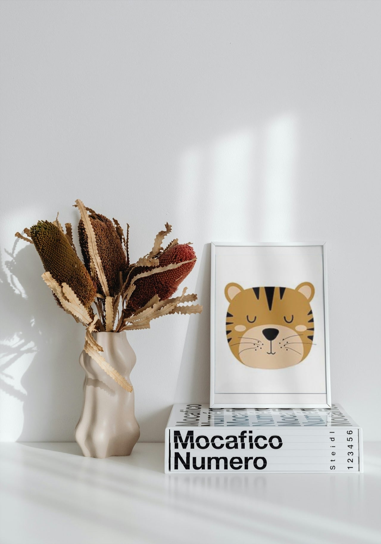 CUTE NURCERY TIGER CANVAS POSTER