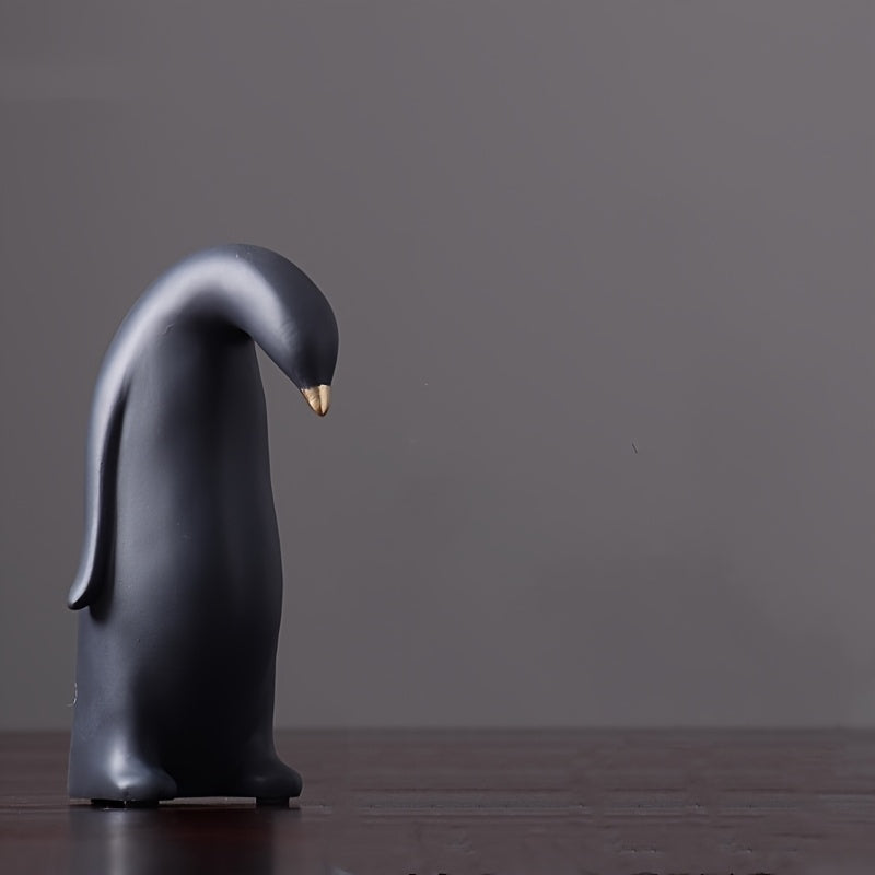 Tnessential Penguin Resin Decorative Figurine for 3D Decor