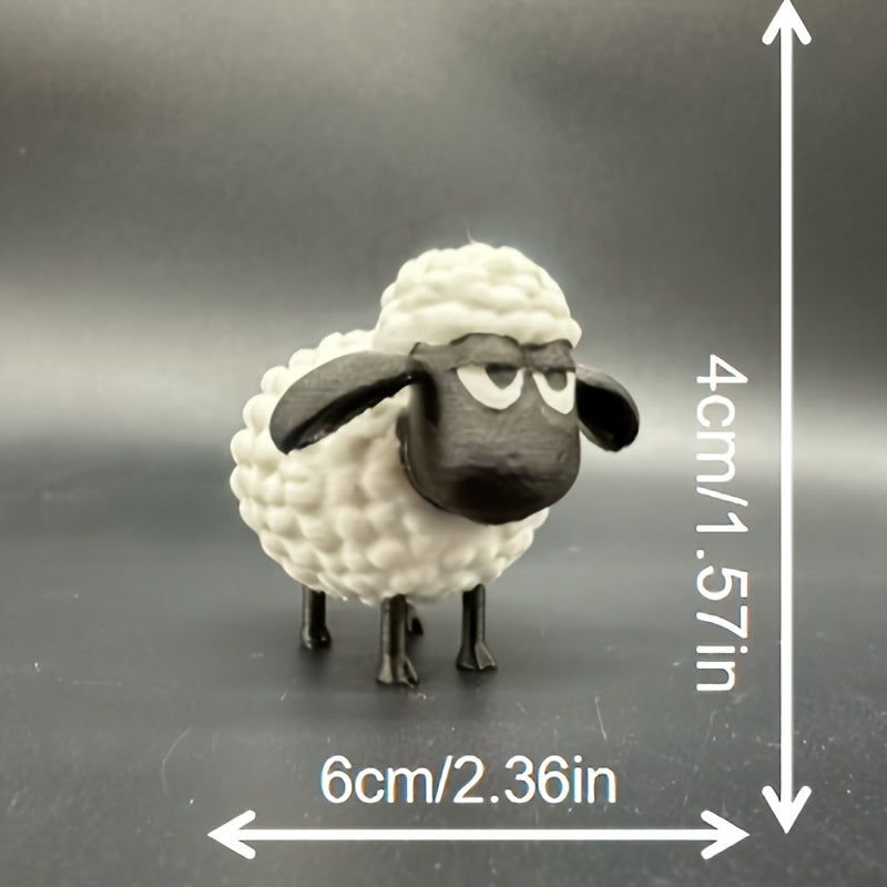 Tnessential Black-faced Lamb Home Study Ornament 3D Decor