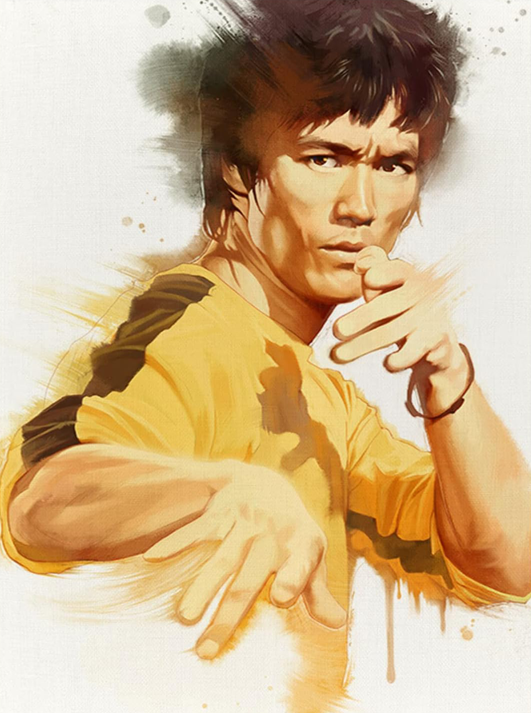 BRUCE LEE CANVAS POSTER