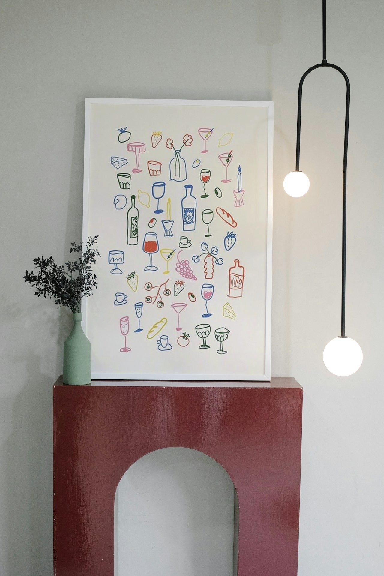 CUTE DRAWING CANVAS POSTER