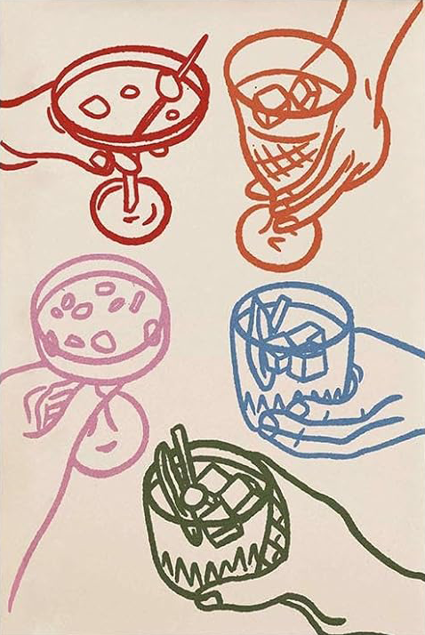 CUTE MARTINI CANVAS POSTER