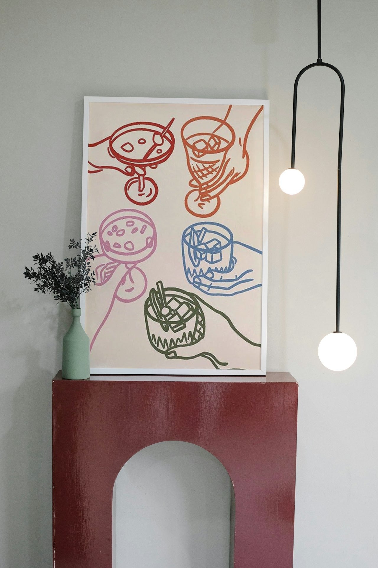 CUTE MARTINI CANVAS POSTER