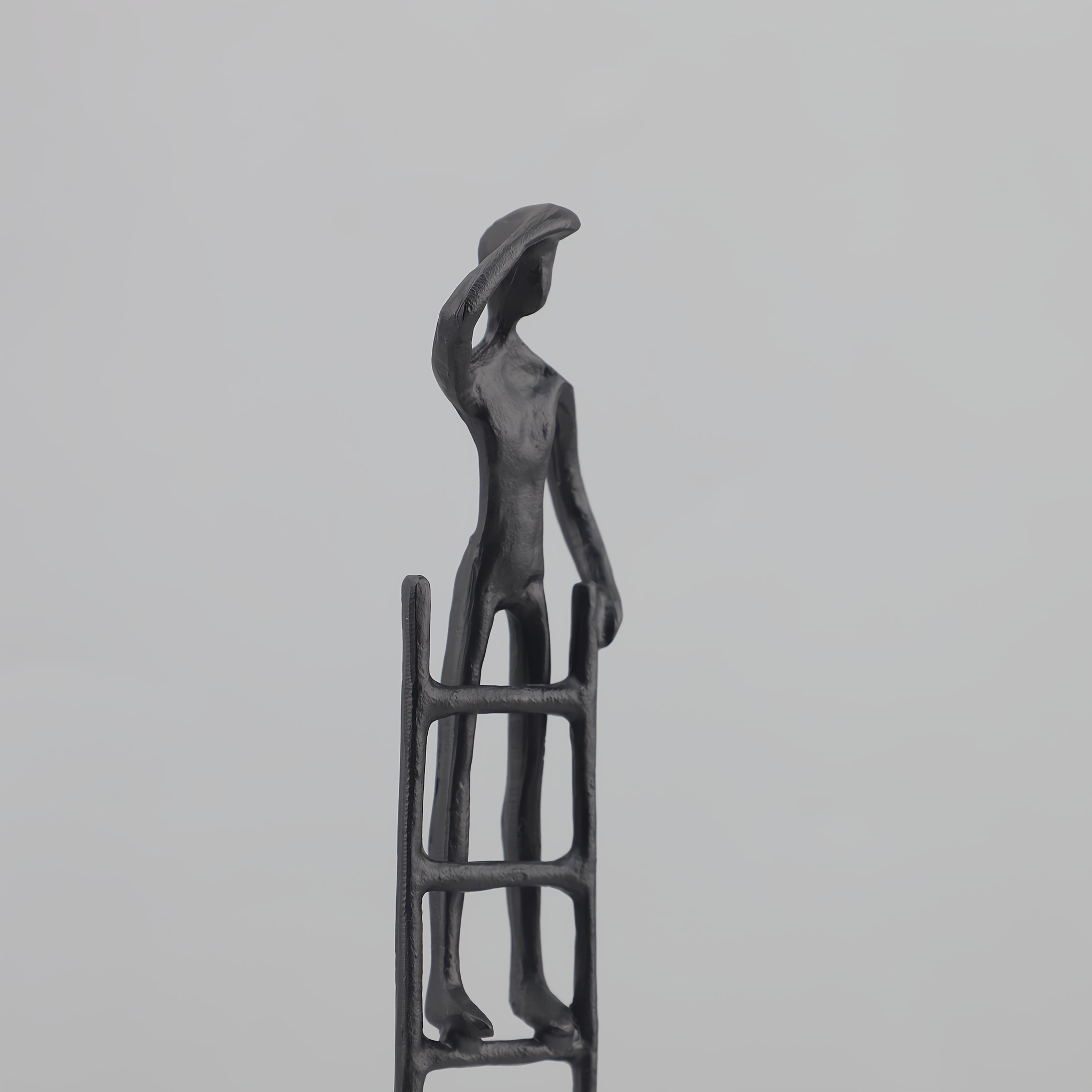 Tnessential Metal Abstract Human Figure Sculpture Art 3D Decor