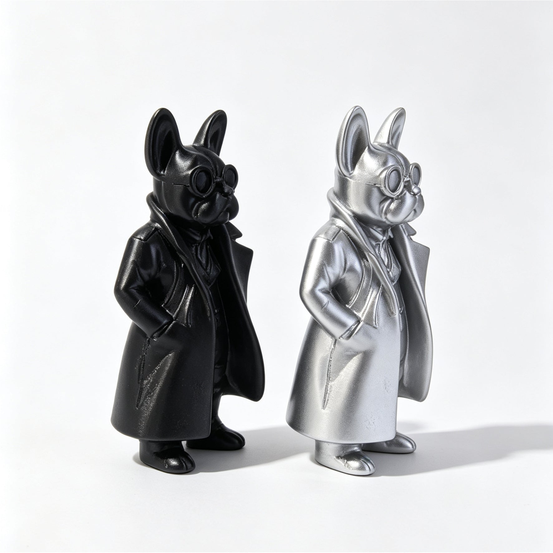 Tnessential Printed French Bulldog Figurines 3D Decor