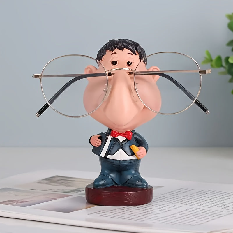 Tnessential Collectible Figurines 1pc Cute Teacher Glasses Holder Stand 3D Decor