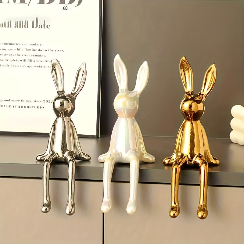 Tnessential U002fear Rabbit Sitting Decoration 3D Decor