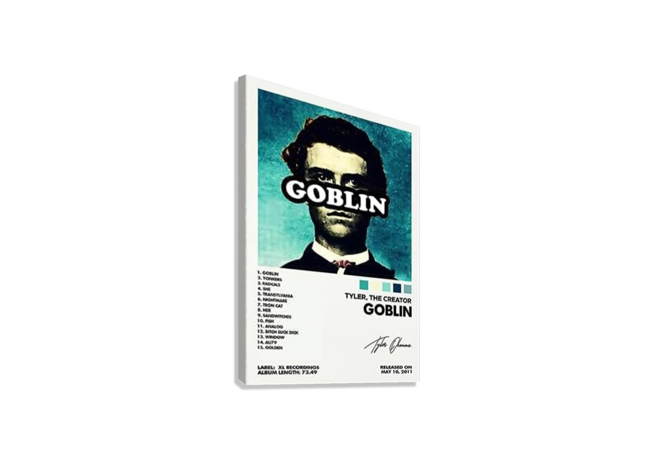 TYLER THE CREATOR " GOBLIN "CANVAS POSTER