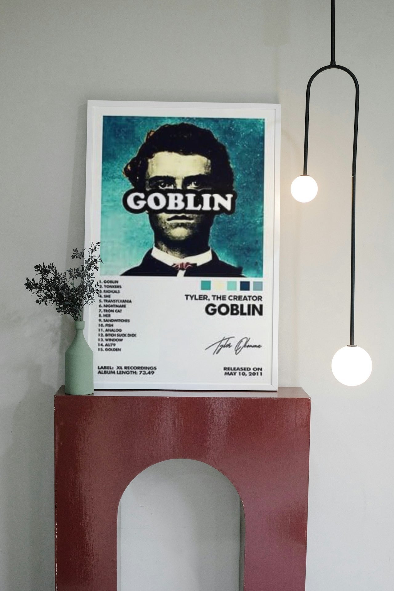 TYLER THE CREATOR " GOBLIN "CANVAS POSTER