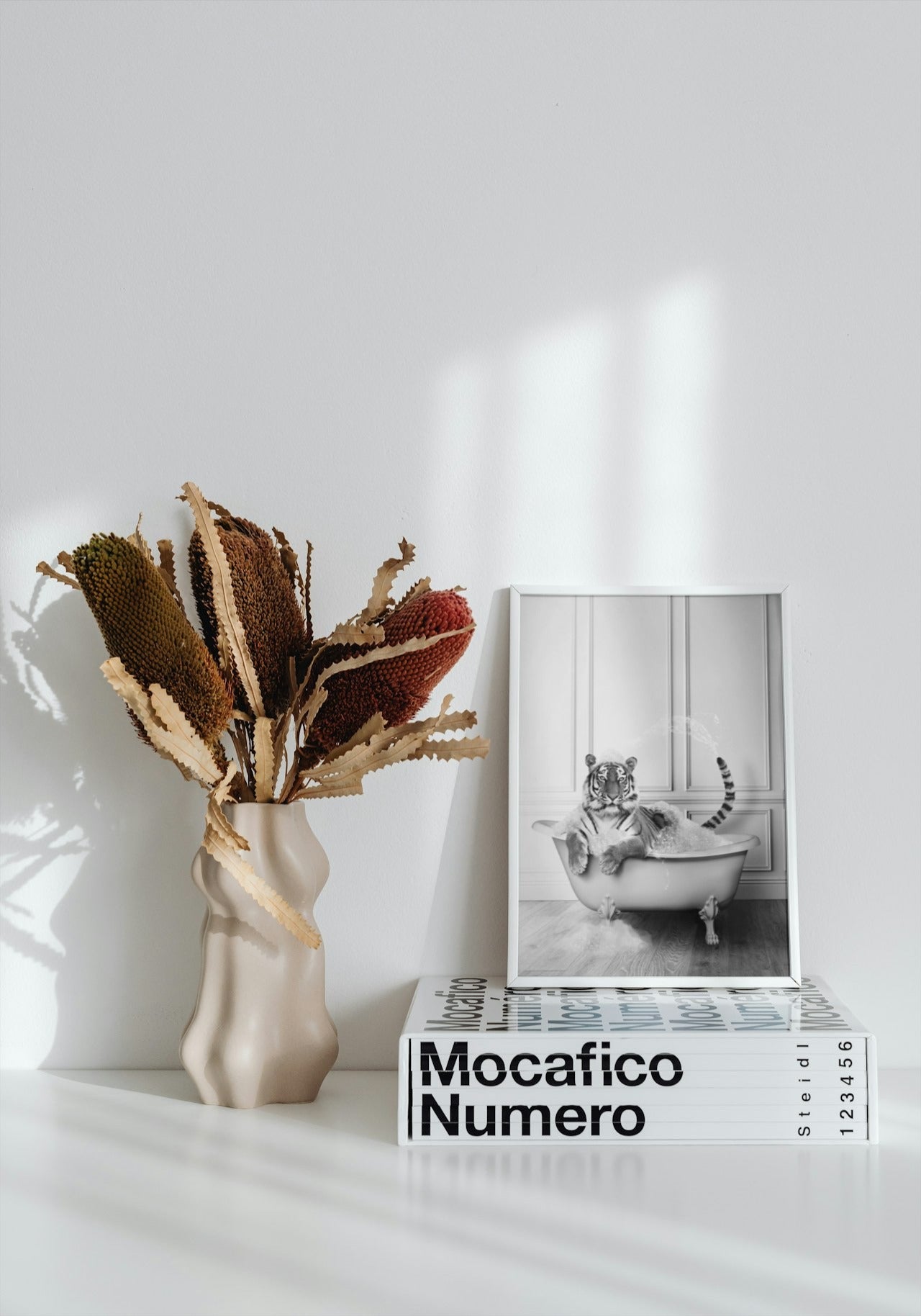 FUNNY ANE CUTE TIGER CANVAS POSTER