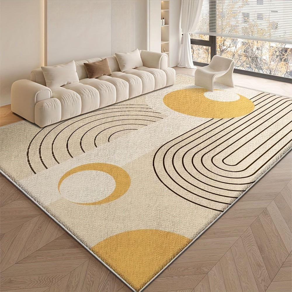 BEIGE ABSTRACT 2 RUG view 3