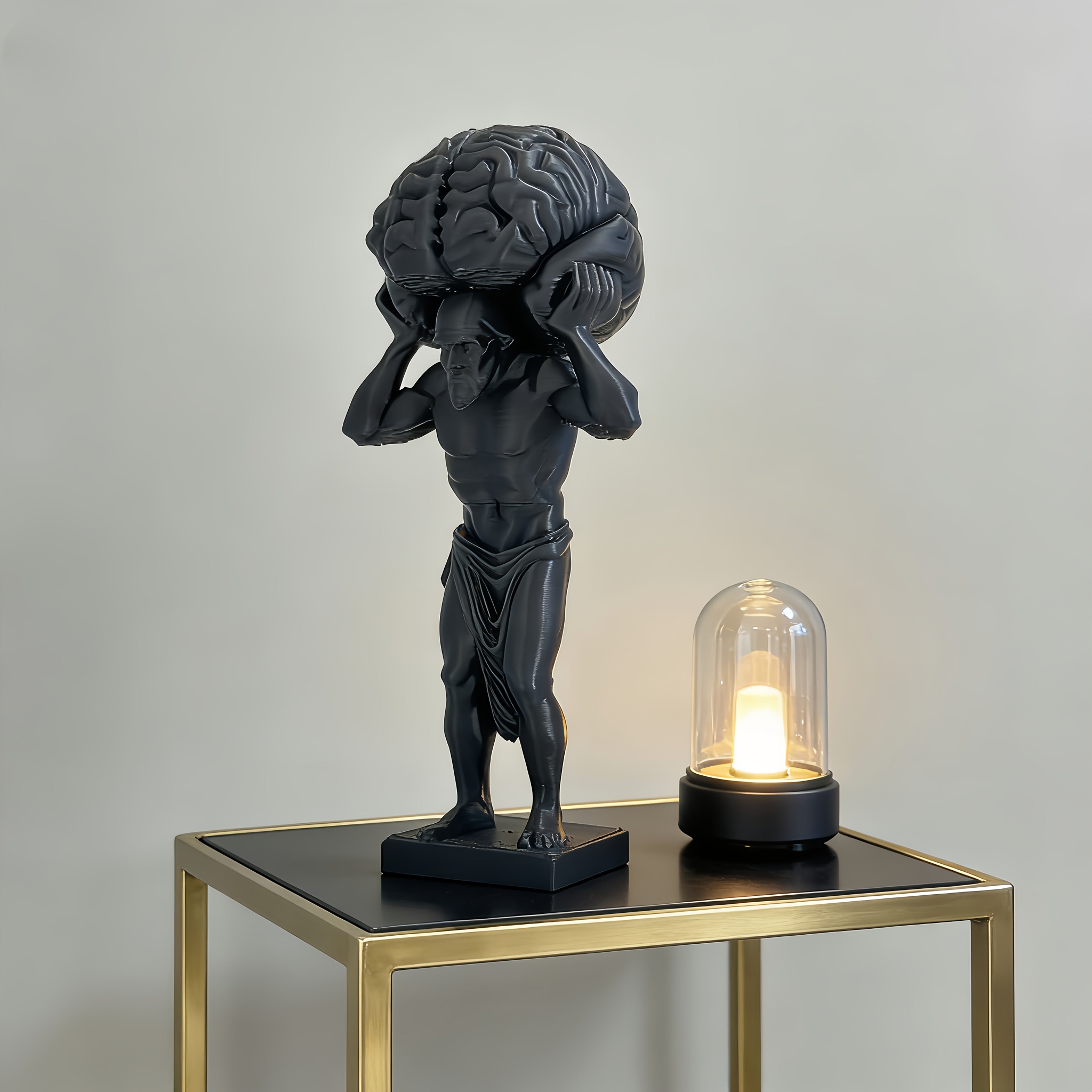 Tnessential Printed Philosophical Thinker Figurine 3D Decor