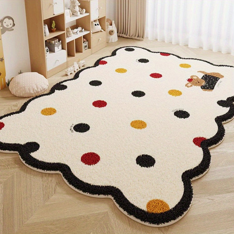 RED IRREGULAR 4 RUG view 3