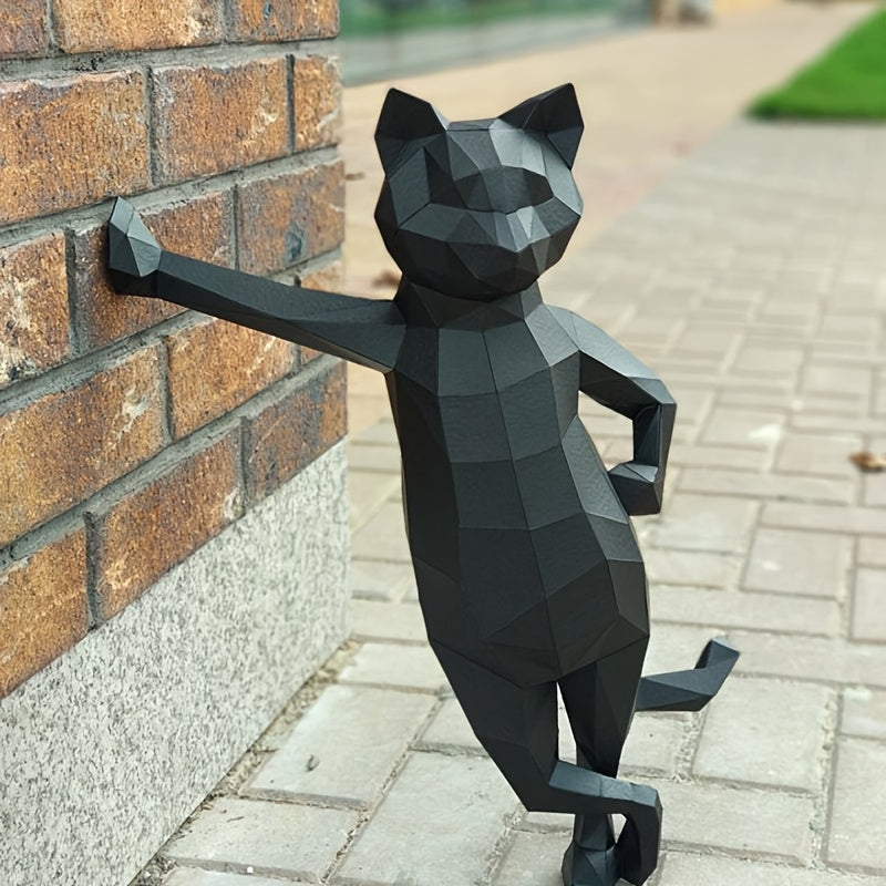 Tnessential Cm Standing Cat Paper Model 3D Decor