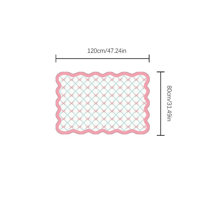RED IRREGULAR 2 RUG view 4