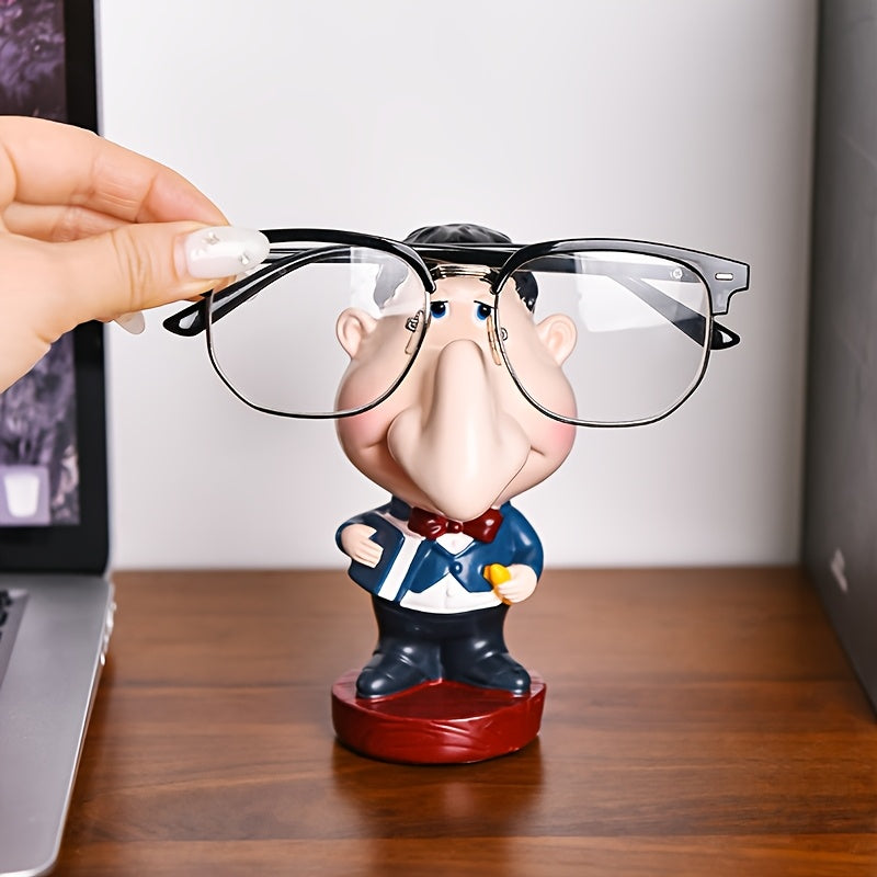Tnessential Collectible Figurines 1pc Cute Teacher Glasses Holder Stand 3D Decor