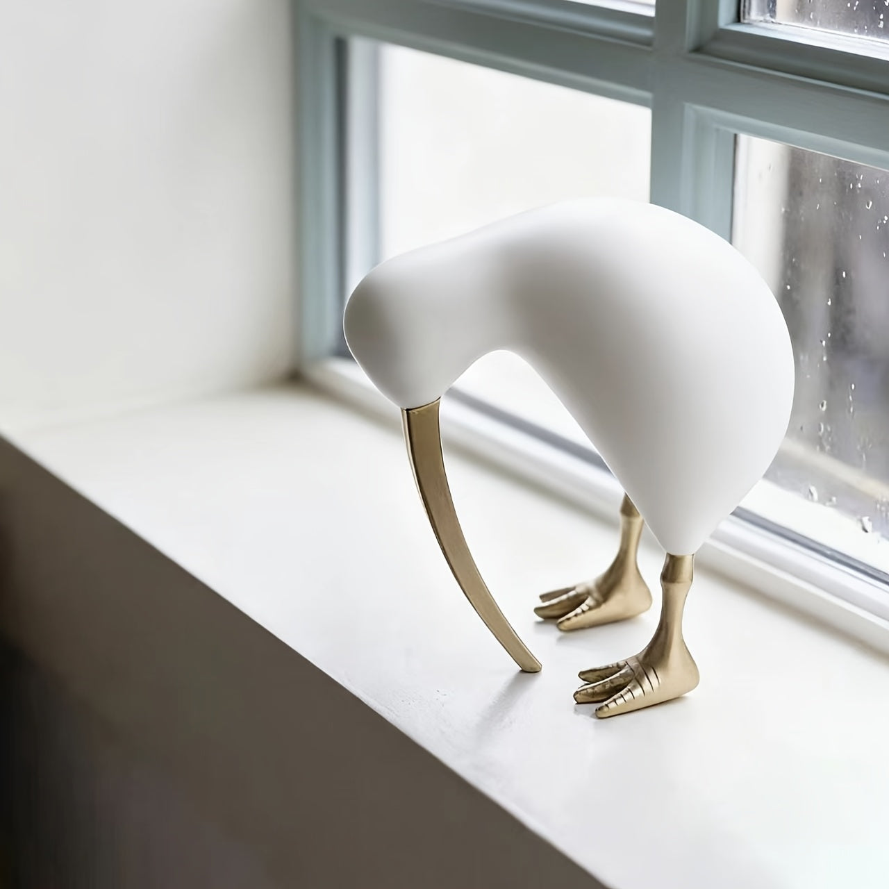 Tnessential Nordic Minimalist Style Bird-shaped Resin Decorations 3D Decor