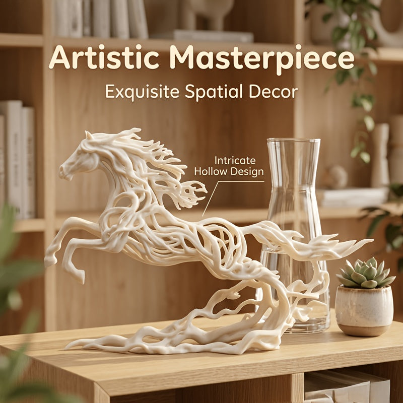 Tnessential Large-scale 3d-printed Ethereal Stallion 3D Decor