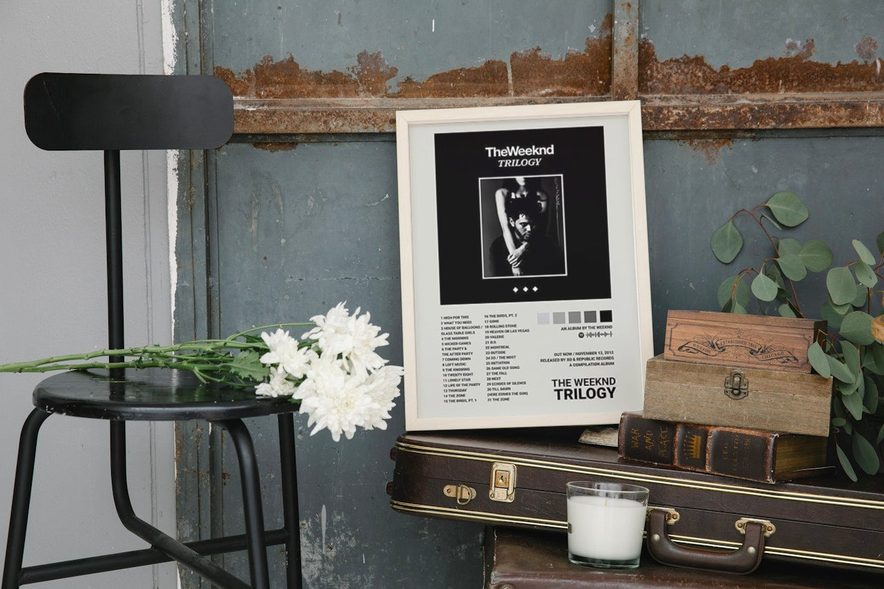 THE WEEKND " TRILOGY " CANVAS POSTER