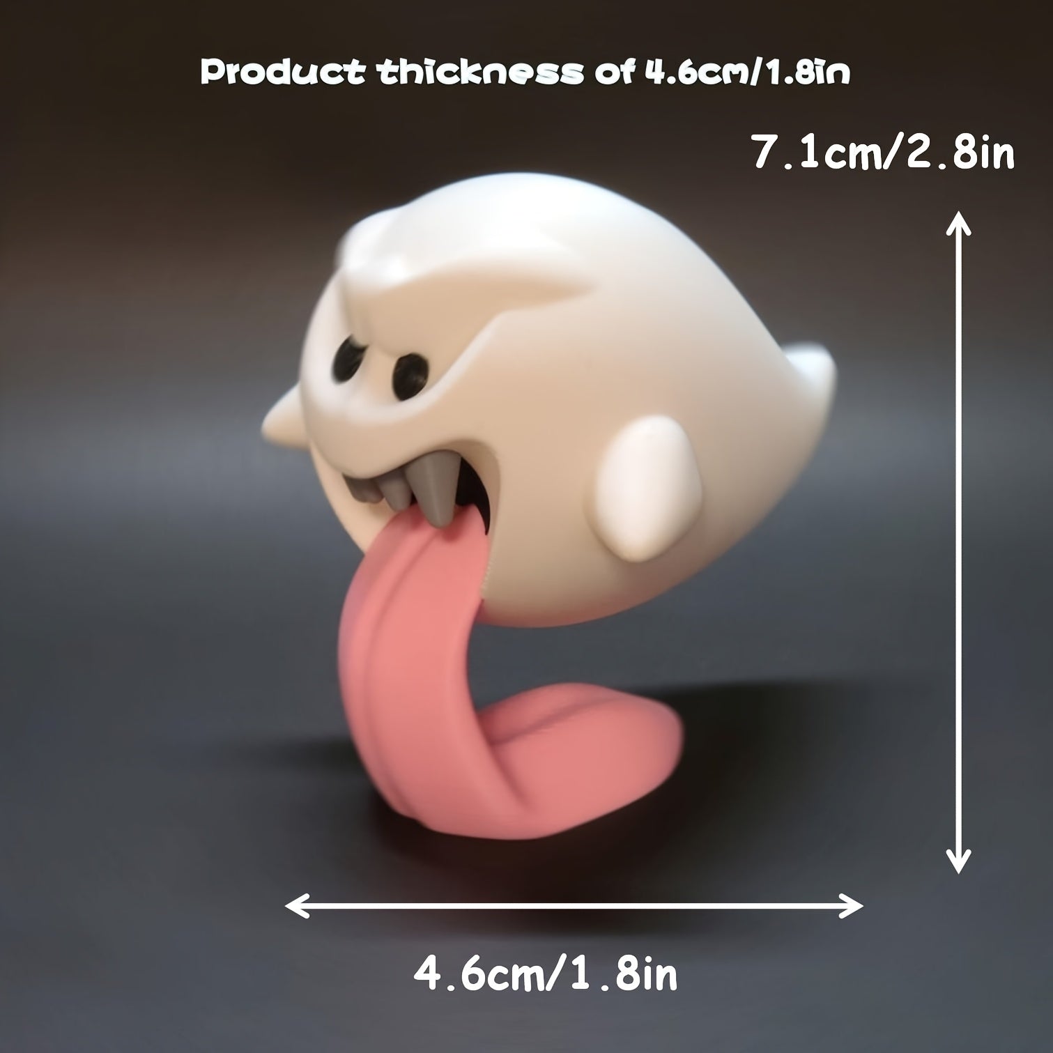 Tnessential Creative Tongue Ghost Hanging Figurine 3D Decor