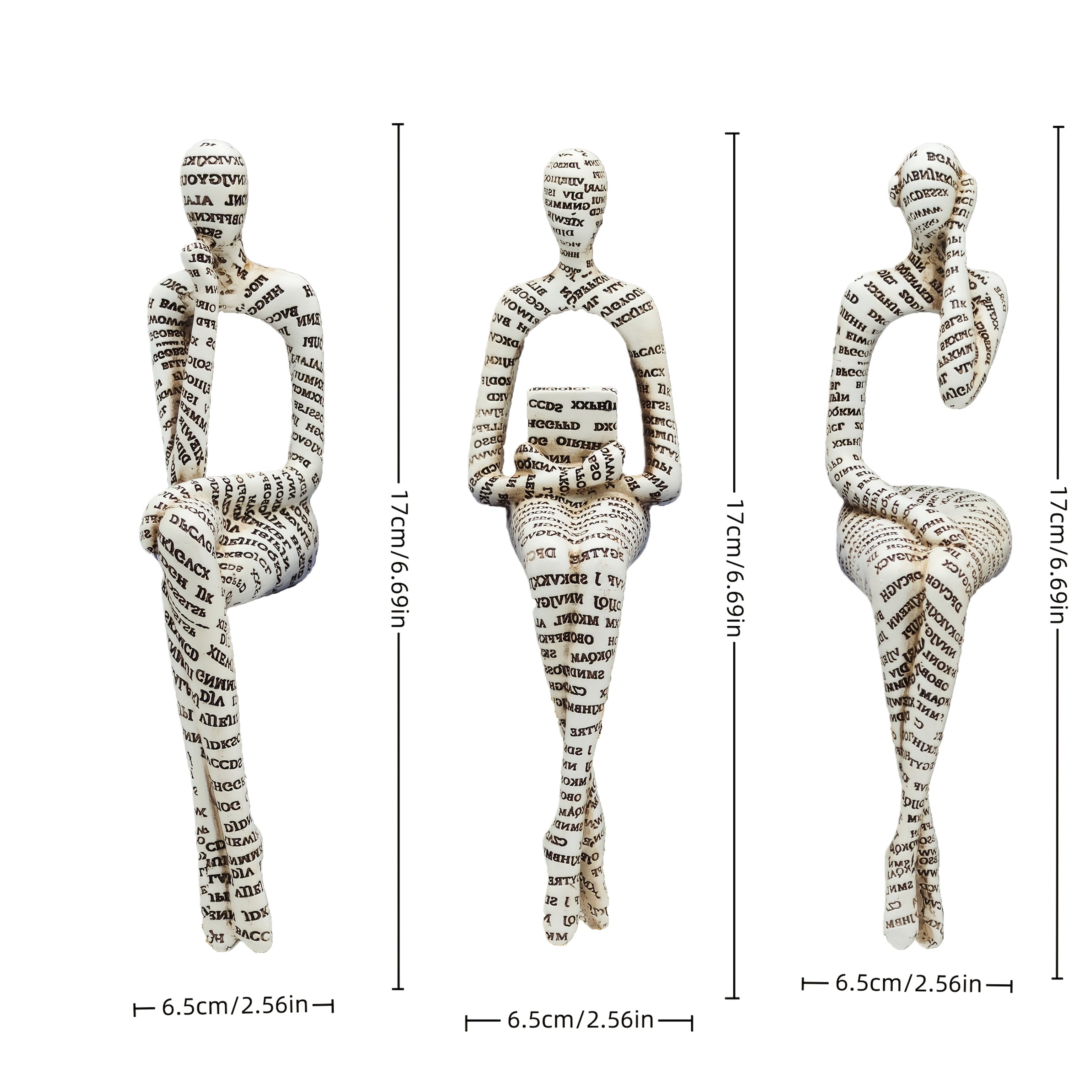 Tnessential Philosophy Figurines 3D Decor