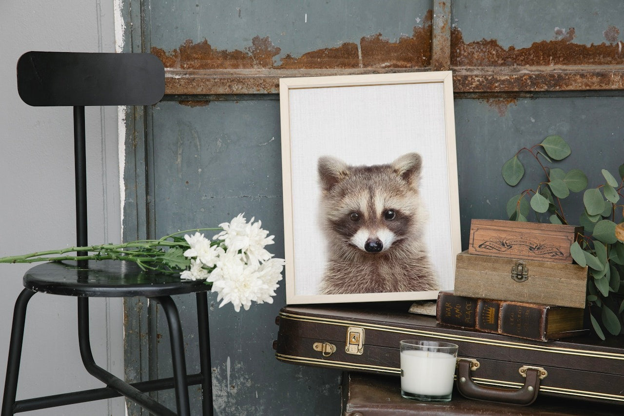 CUTE ANIMAL CANVAS POSTER