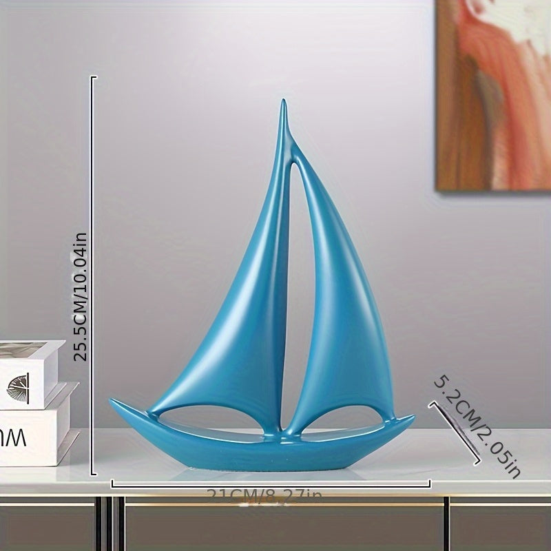 Tnessential Ocean-themed Statue Ornament for or TV Cabinet 3D Decor