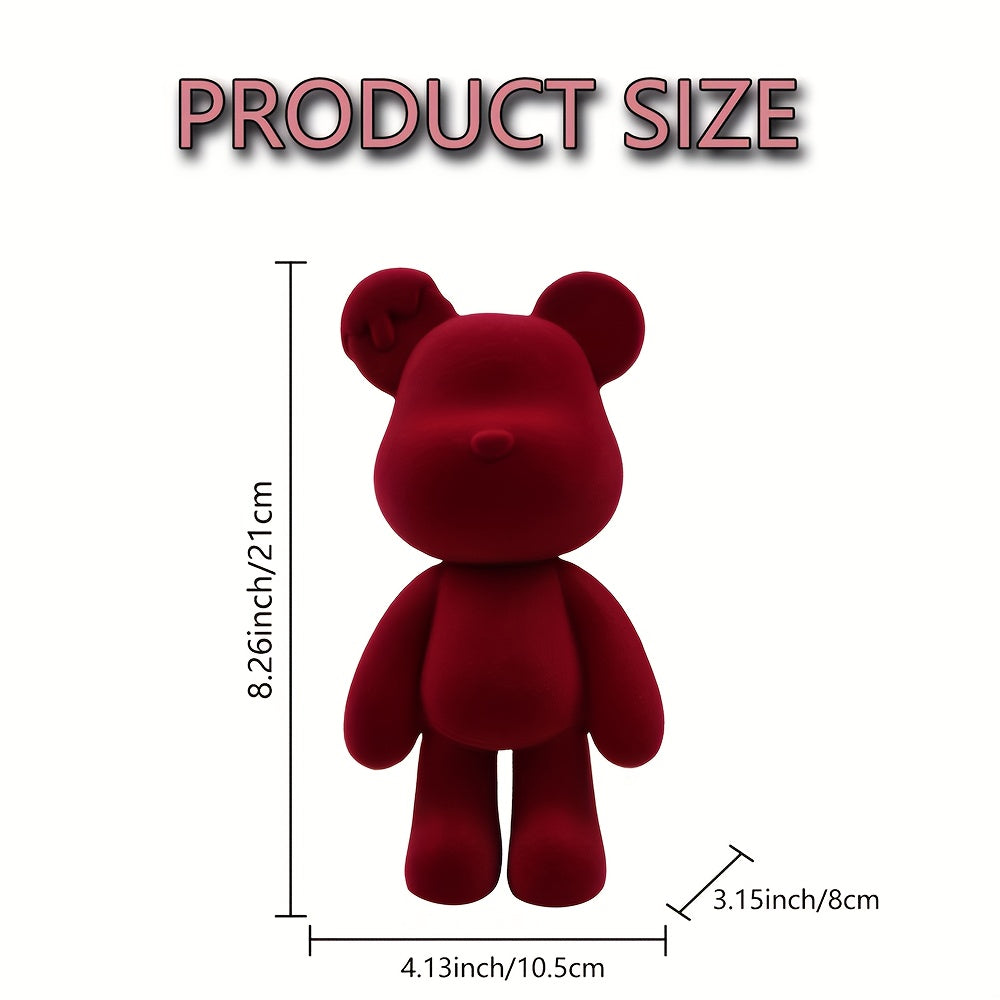 Tnessential Bear Decorative Resin Sculpture for 3D Decor