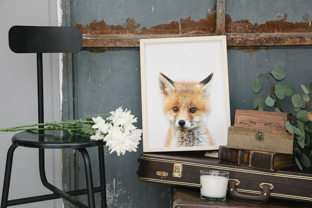CUTE ANIMAL CANVAS POSTER