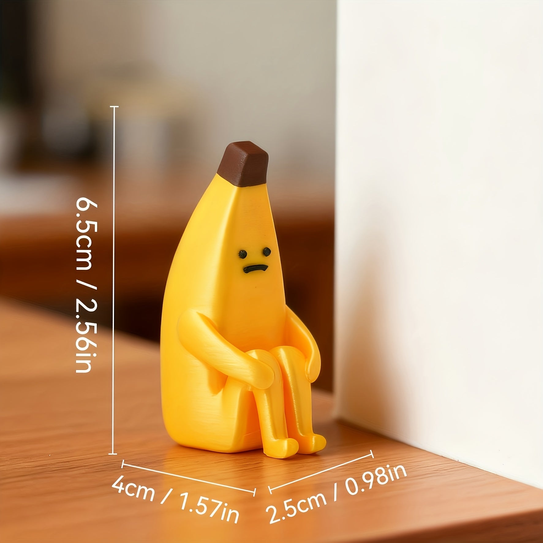 Tnessential U002f2\u002f3pcs Anxiety Bananas 3D Printed Ornaments 3D Decor