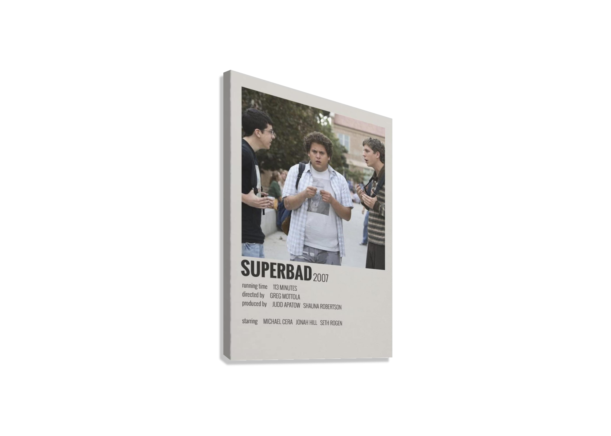 SUPERBAD CANVAS POSTER