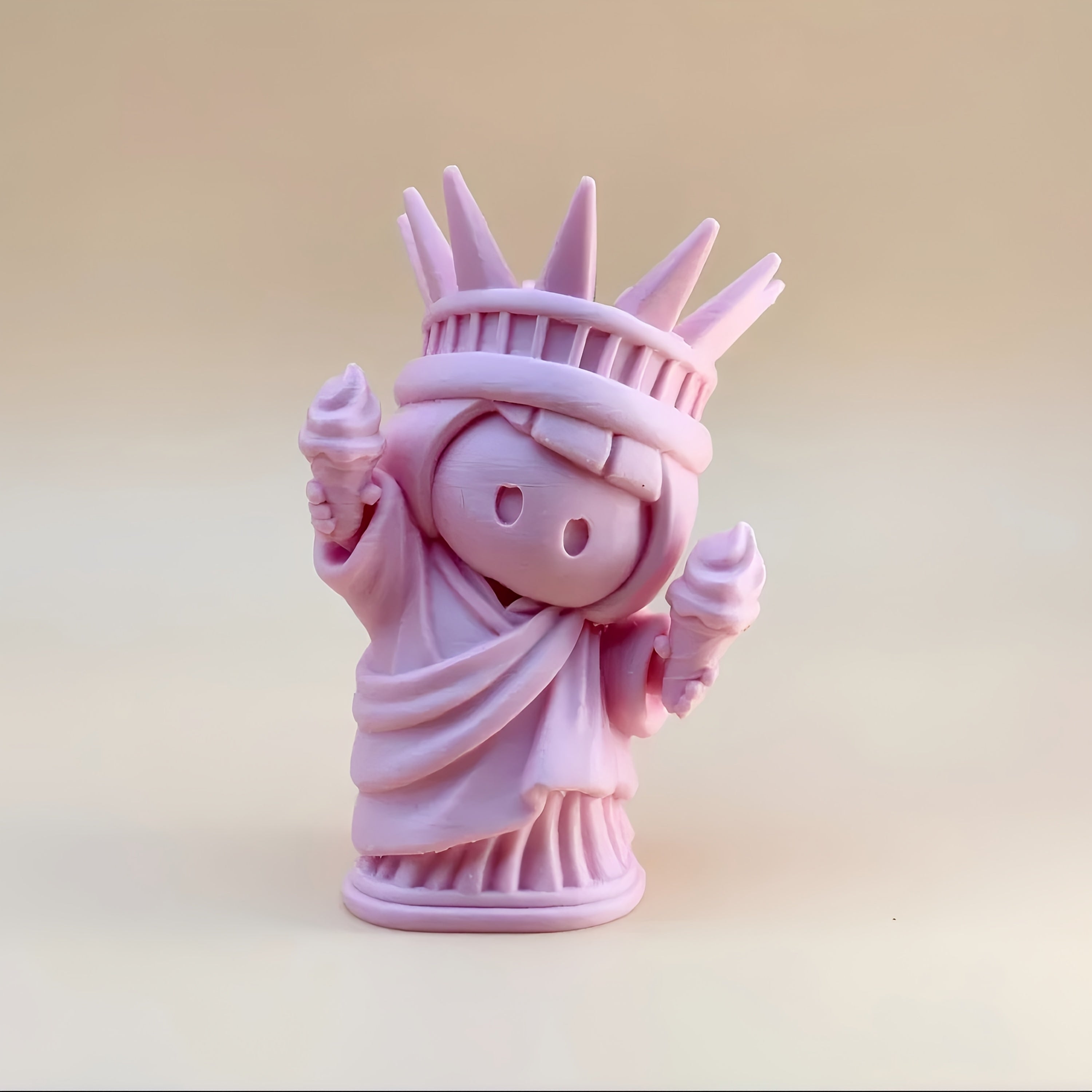 Tnessential Printed Statue of Liberty Collectible Figurines 3D Decor