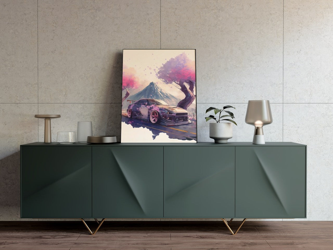 AESTHETIC JDM CAR CANVAS POSTER